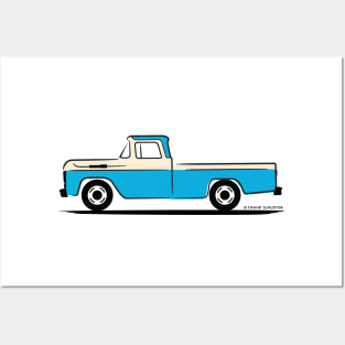 1960 Ford Pickup Truck Color Posters and Art